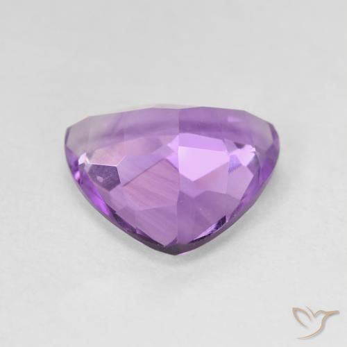 Amatista Violeta púrpura natural de 2.60 ct, Trillón, VVS-VS