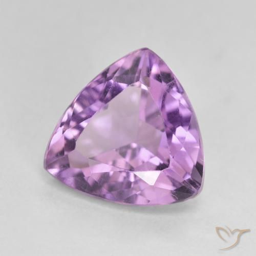Amatista Violeta medio natural de 2.91 ct, Trillón, VVS-VS