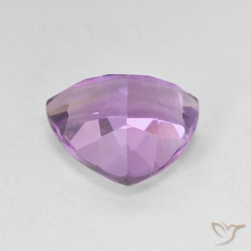 Amatista Violeta medio natural de 2.91 ct, Trillón, VVS-VS