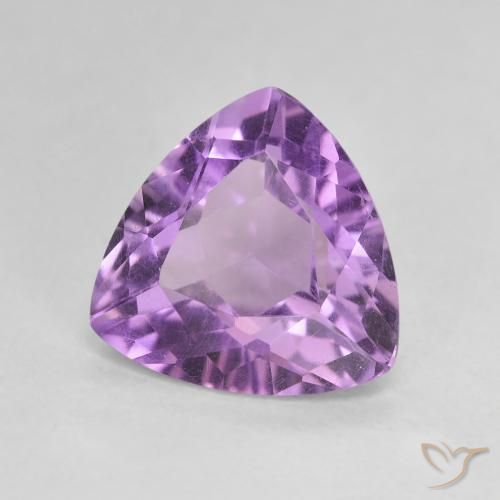 Amatista Violeta medio natural de 2.75 ct, Trillón, VVS-VS