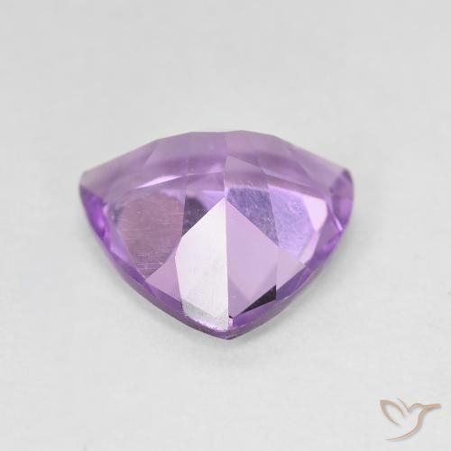 Amatista Violeta rosado medio natural de 2.64 ct, Trillón, VVS-VS