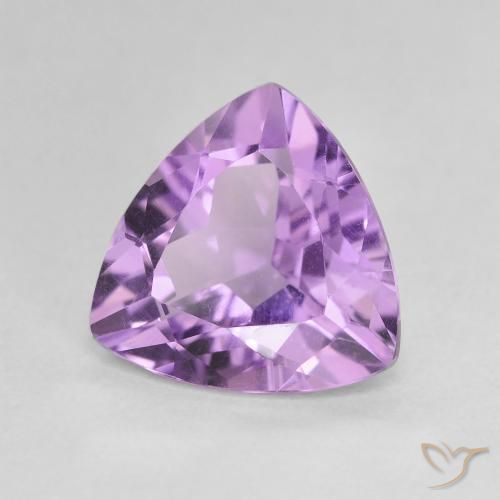 Amatista Violeta medio natural de 2.75 ct, Trillón, VVS-VS