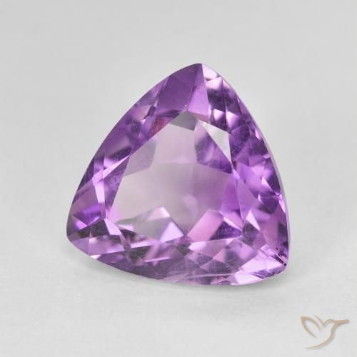 Amatista Violeta rosado natural de 2.92 ct, Trillón, VVS-VS