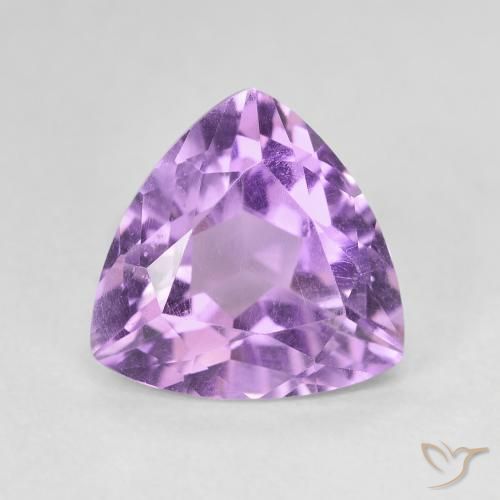 2.93ct Natural Violeta púrpura medio Amatista, Trillón, VVS-VS