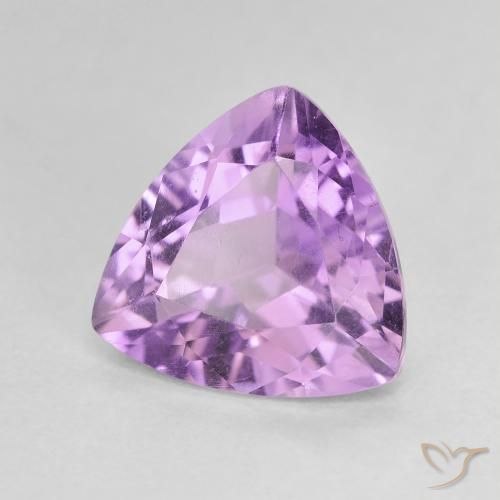 Amatista Violeta púrpura medio natural de 2.93 ct, Trillón, VVS-VS