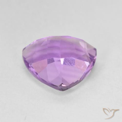 Amatista Violeta púrpura medio natural de 2.93 ct, Trillón, VVS-VS