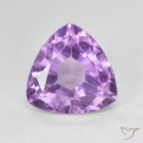 3.28ct Natural Violeta medio Amatista, Trillón, VVS-VS