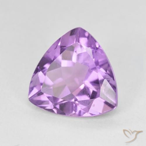 Amatista Violeta rosado medio natural de 2.70 ct, Trillón, VVS-VS