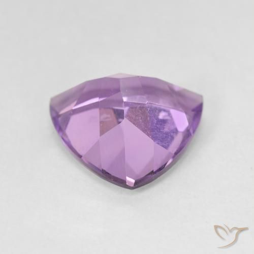 Amatista Violeta rosado medio natural de 2.70 ct, Trillón, VVS-VS