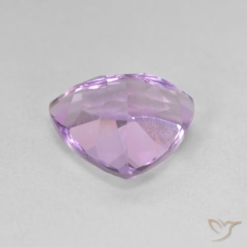 Amatista Violeta iris rosáceo natural de 2.78 ct, Trillón, VVS-VS