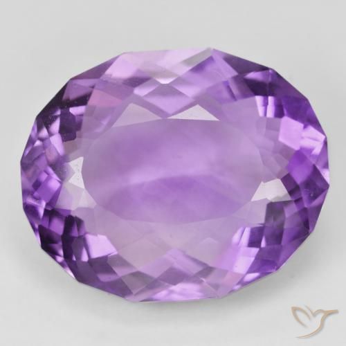 31.19ct Natural Violeta vívido Amatista, Ovalada, VVS