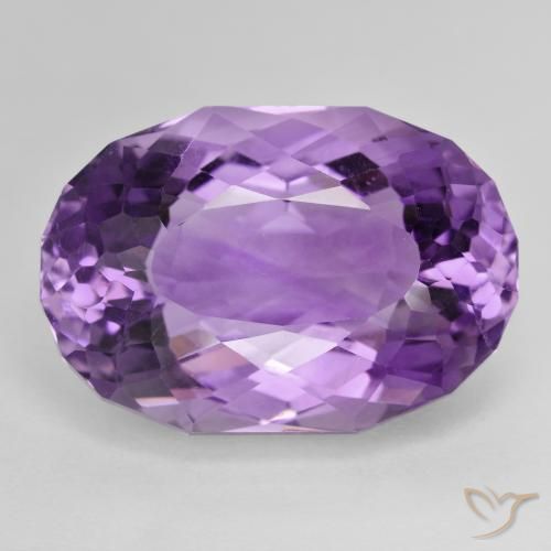 26.10ct Natural Violeta púrpura intenso Amatista, Ovalada, VVS
