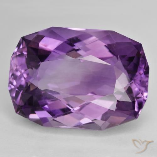 Amatista Violeta púrpura natural de 52.53 ct, Elegante, VVS