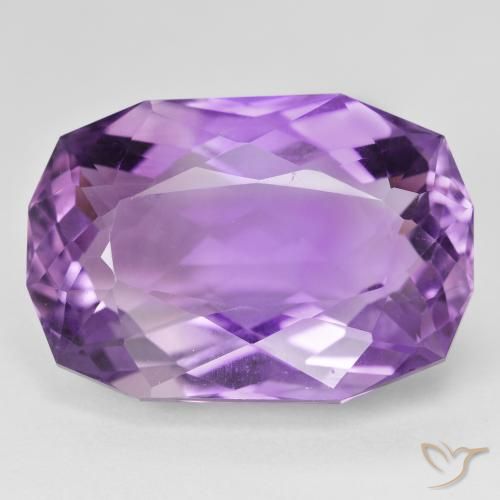 28.85ct Natural Violeta púrpura medio Amatista, Forma Cojín, VVS-VS