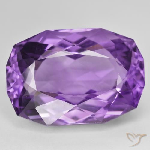 36.31ct Natural Violeta medio Amatista, Forma Cojín, VVS-VS