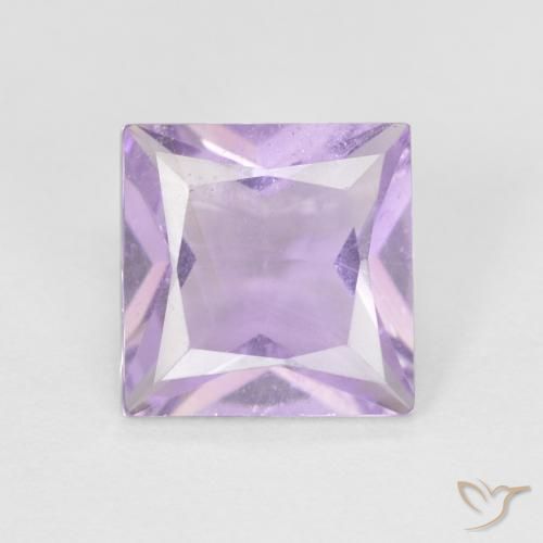 1.21ct Natural Violeta rosado Amatista, Cuadrado, VS
