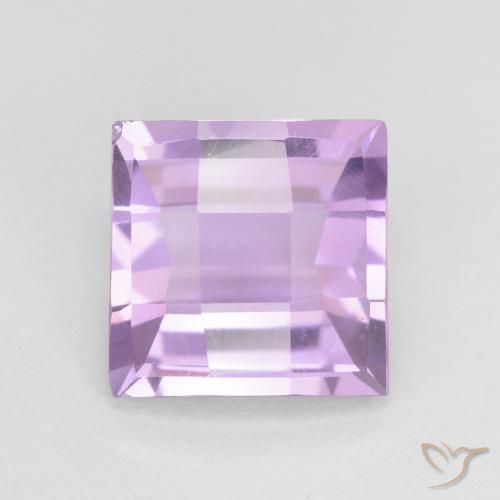 2.41ct Natural Violeta rosado Amatista, Cuadrado, VVS
