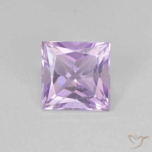 1.93ct Natural Violeta claro Amatista, Cuadrado, VS