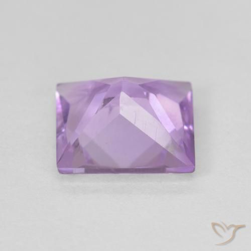Amatista Violeta iris natural de 2.01 ct, Cuadrado, VS