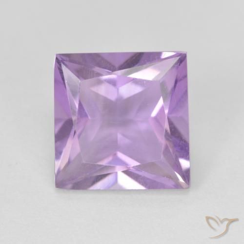 2.32ct Natural Violeta rosado medio Amatista, Cuadrado, VS