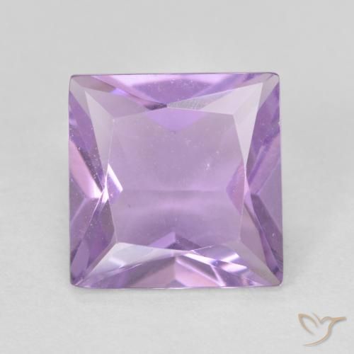 1.20ct Natural Violeta iris Amatista, Cuadrado, VS