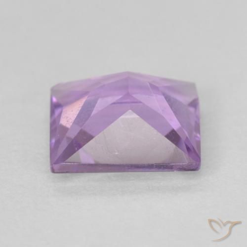 Amatista Violeta iris natural de 1.20 ct, Cuadrado, VS