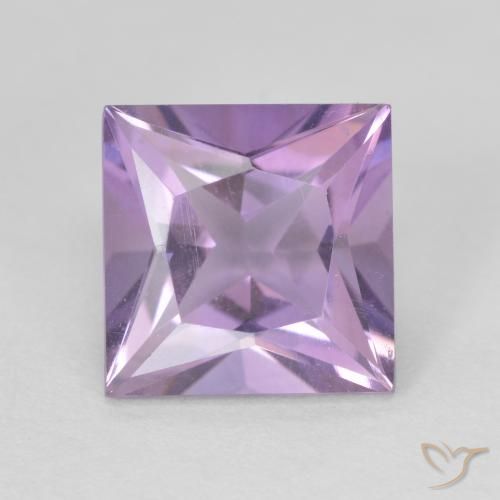 2.09ct Natural Violeta rosado medio Amatista, Cuadrado, VVS-VS