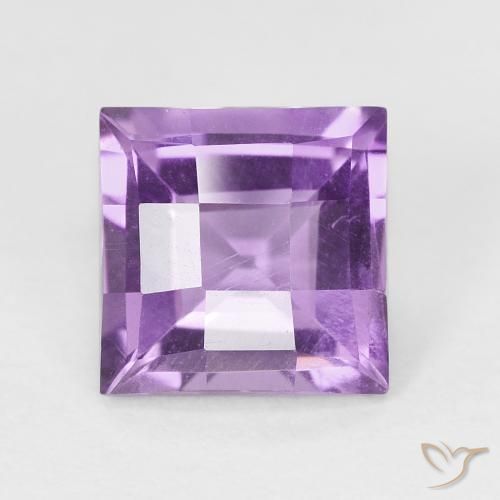 1.75ct Natural Violeta rosado Amatista, Cuadrado, VVS-VS