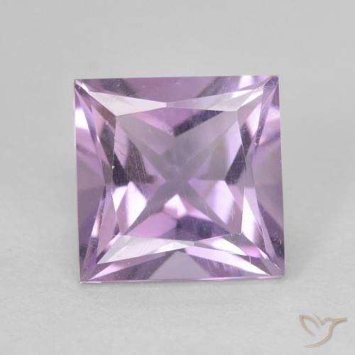 2.27ct Natural Violeta rosado medio Amatista, Cuadrado, VVS-VS
