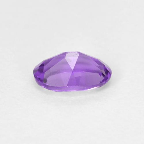 Amatista Violeta oscuro natural de 0.44 ct, Corte Óvalo, VVS-VS
