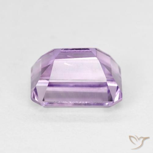 Amatista Violeta medio natural de 2.64 ct, Corte Octágono / Esmeralda, VVS-VS