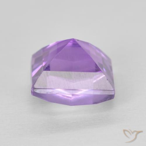 Amatista Violeta medio natural de 1.84 ct, Cuadrado, VVS-VS