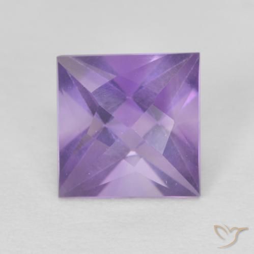 1.14ct Natural Violeta medio Amatista, Cuadrado, VVS-VS