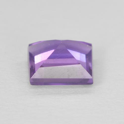 Amatista Violeta rosado natural de 0.37 ct, Cuadrado, VVS-VS
