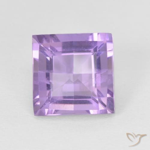 1.86ct Natural Violeta rosado Amatista, Cuadrado, VS