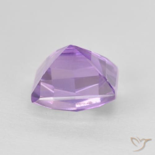 Amatista Violeta rosado natural de 1.86 ct, Cuadrado, VS