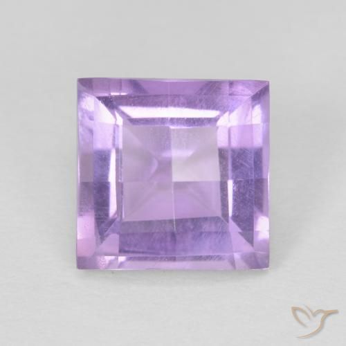 1.75ct Natural Violeta medio Amatista, Cuadrado, VVS-VS