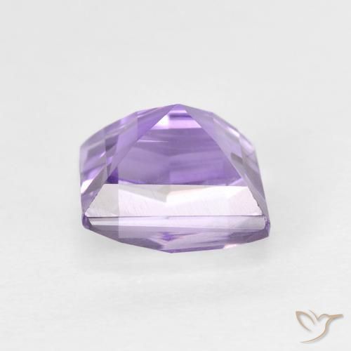 Amatista Violeta medio natural de 1.66 ct, Cuadrado, VVS