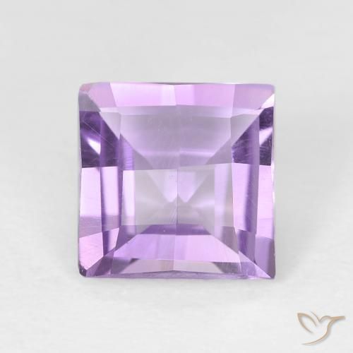 1.42ct Natural Violeta medio Amatista, Cuadrado, VVS-VS