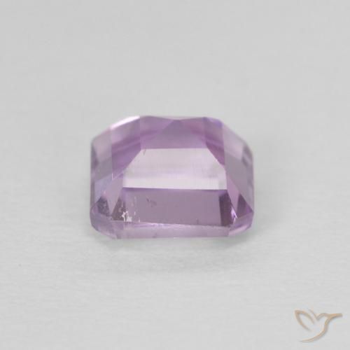Amatista Violeta rosado natural de 0.65 ct, Corte Octágono / Esmeralda, VS