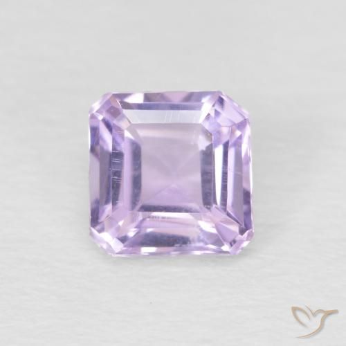 0.65ct Natural Violeta sangría Amatista, corte esmeralda, VVS
