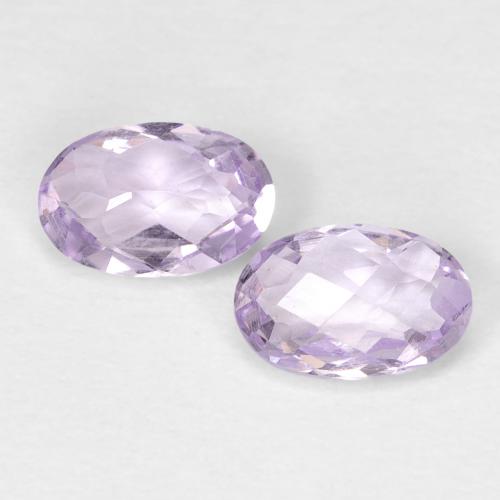 0.74ctw Natural Violeta rosado Amatista, Ovalada, VS