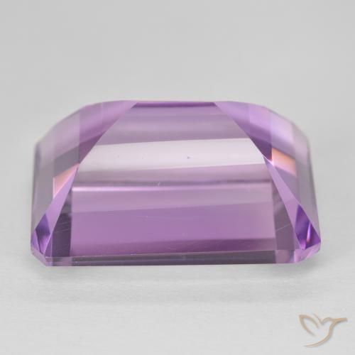 Amatista Violeta púrpura natural de 23.19 ct, Corte Octágono / Esmeralda, VVS
