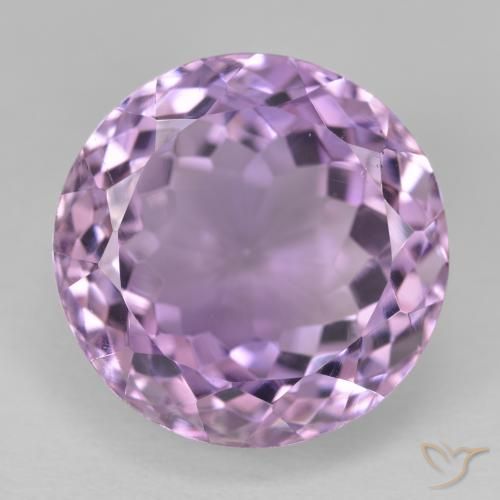 13.95ct Natural Magenta claro Amatista, Redondo, VVS-VS