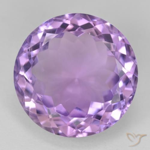 14.18ct Natural Violeta medio Amatista, Redondo, VVS-VS