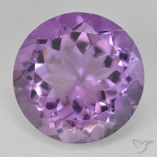 13.46ct Natural Rosado-violeta medio Amatista, Redondo, VVS-VS