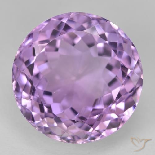 16.90ct Natural Violeta medio Amatista, Redondo, VVS-VS