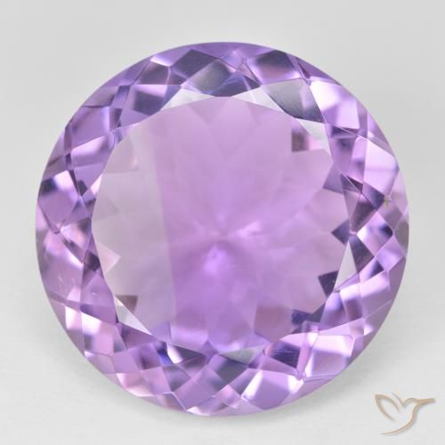 23.32ct Natural Violeta medio Amatista, Redondo, VVS-VS