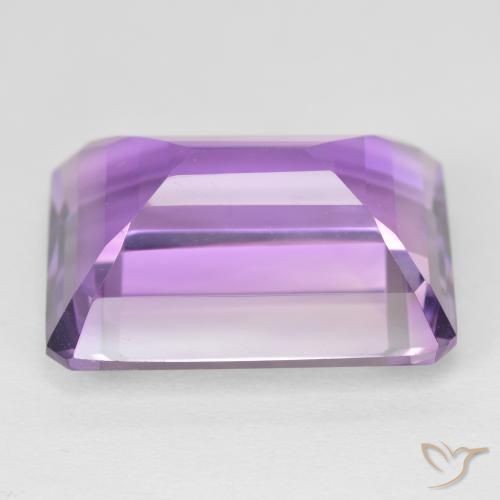 Amatista Violeta oscuro natural de 21.82 ct, Corte Octágono / Esmeralda, VVS