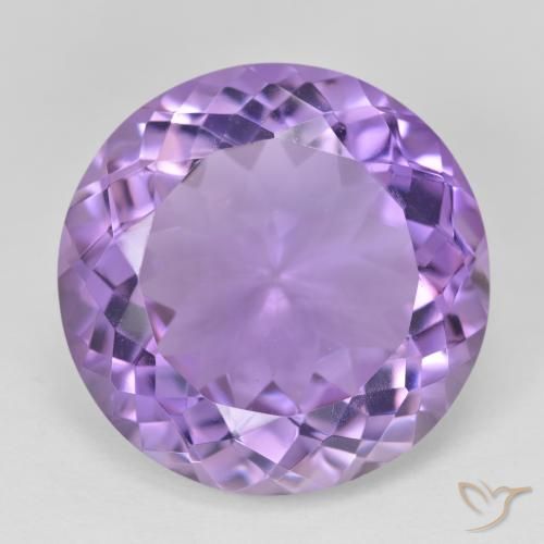 22.21ct Natural Violeta medio Amatista, Redondo, VVS-VS